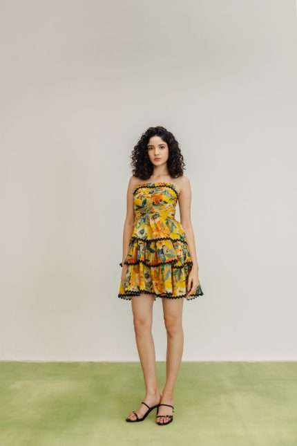 Superbloom Midi Raffle Dress