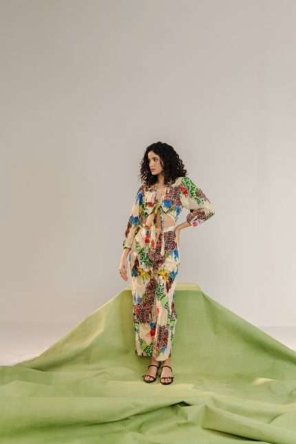 Cream Superbloom Maxi Dress