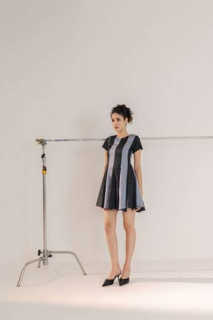 Striped Romance Midi Dress